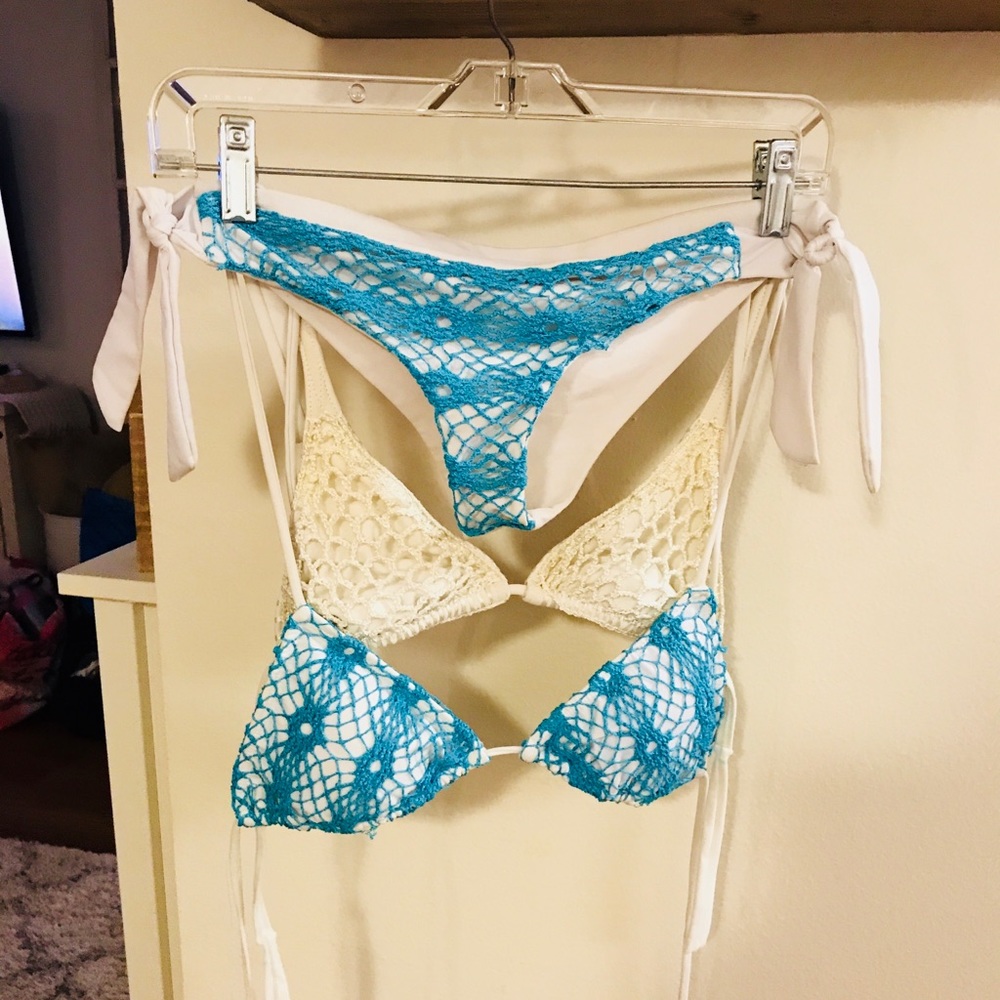 Fishnet Bikini Set